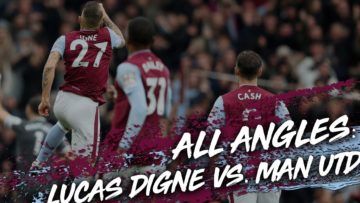 ALL ANGLES | Lucas Digne free-kick vs. Manchester United