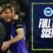 Antonio Conte and Spurs players EMOTIONAL full time scenes at Brighton