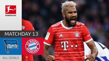 Choupo-Moting Brace & Neuer Record | Hertha Berlin – FC Bayern München 2-3 | All Goals | MD 13