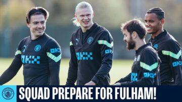 CITY PREPARE FOR FULHAM | Man City Training!