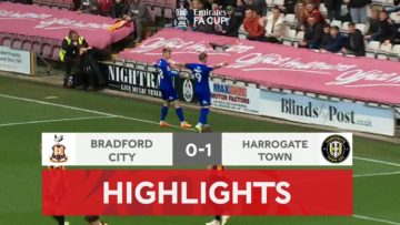 Daley Seals Harrogate Towns Second Round Spot | Bradford 0-1 Harrogate Town Emirates FA Cup 2022-23