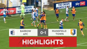 Hawkins Strike Sends The Stags Through | Barrow AFC 0-1 Mansfield Town | Emirates FA Cup 2022-23