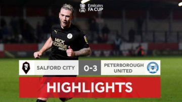 Jack Marriot Sends The Posh Through | Salford City 0-3 Peterborough United | Emirates FA Cup 22-23