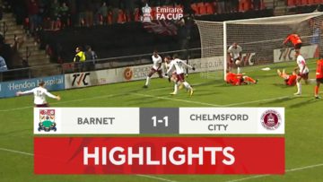Late Equaliser Sets Up Replay | Barnet 1-1 Chelmsford City | Emirates FA Cup 2022-23