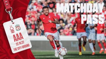 MATCHDAY PASS | NOTTINGHAM FOREST 1-0 LIVERPOOL | EXCLUSIVE BEHIND THE SCENES