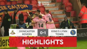 Omotayo Sends The Linnets Through | Doncaster Rovers 0-1 Kings Lynn Town | Emirates FA Cup 2022-23