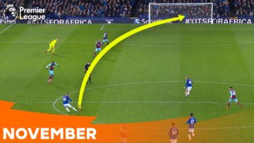 OUTRAGEOUS GOAL FROM OWN HALF! | Best Premier League Goals Scored In November