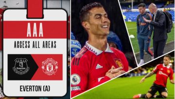 Pitchside For THAT Celebration 🇵🇹 x 🇧🇷 | Everton 1-2 Man Utd | Access All Areas 🎫