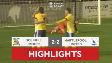 Sbarra Secures First Round Replay | Solihull Moors 2-2 Hartlepool United | Emirates FA Cup 2022-23