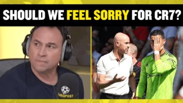 Should we feel sorry for Cristiano Ronaldo? 😰 Man United fans call up talkSPORTs The Sports Bar…