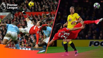 STUNNING Acrobatic, Overhead & Bicycle Kick Goals | Premier League Edition