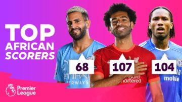 Top African goalscorers | Premier League | Riyad Mahrez, Mohamed Salah, Didier Drogba & more