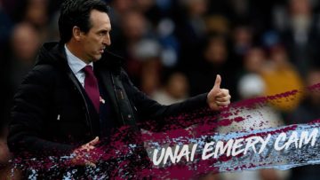 UNAI EMERY CAM | Aston Villa 3-1 Manchester United