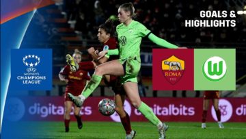 UNBEATEN RECORDS CLASH | Roma vs. Wolfsburg Highlights (UEFA Womens Champions League 2022-23)