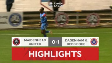 Walker Scores Late Winner | Maidenhead United 0-1 Dagenham & Redbridge | Emirates FA Cup 2022-23