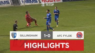 Walker Seals Gillinghams Second Round Spot | Gillingham 1-0 AFC Fylde | Emirates FA Cup 2022-23