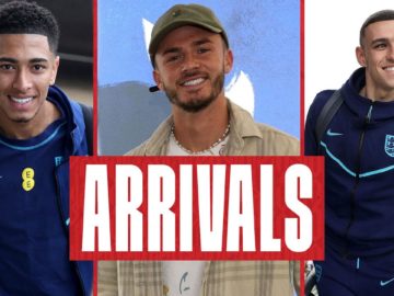 Welcome to The World Cup 🤩 Three Lions Arrive at SGP Ahead of 2022 FIFA World Cup | England