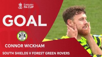 Wickham Scores From HALFWAY LINE! | South Shields v Forest Green Rovers | Emirates FA Cup 2022-23