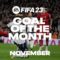 Liverpool FC Goal of the Month result | November