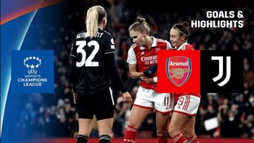 MIEDEMA MAGIC | Arsenal vs. Juventus Highlights (UEFA Womens Champions League 2022-23)