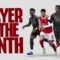 Arsenals December Player of the Month | Saka, Odegaard, Martinelli, Nketiah