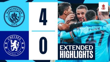 EXTENDED HIGHLIGHTS | Man City 4-0 Chelsea | Mahrez, Alvarez & Foden goals seal FA Cup progress!