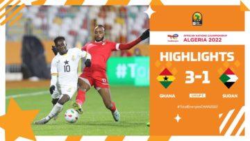 Ghana 🆚 Sudan Highlights – #TotalEnergiesCHAN2022 group stage – MD2