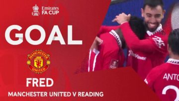 GOAL | Fred | Manchester United 3-0 Reading | Fourth Round | Emirates FA Cup 2022-23