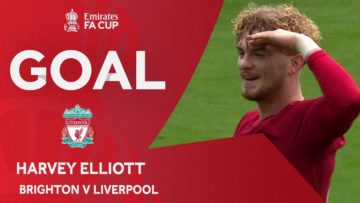 GOAL | Harvey Elliott | Brighton 0-1 Liverpool | Fourth Round | Emirates FA Cup 2022-23