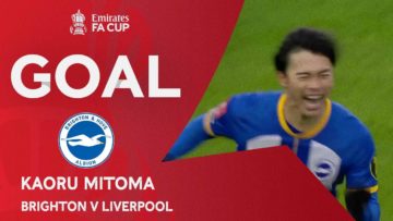 GOAL | Kaoru Mitoma | Brighton 2-1 Liverpool | Fourth Round | Emirates FA Cup 2022-23