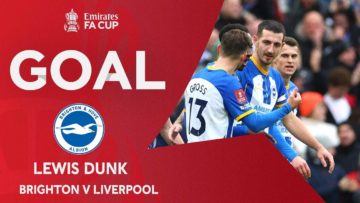 GOAL | Lewis Dunk | Brighton 1-1 Liverpool | Fourth Round | Emirates FA Cup 2022-23