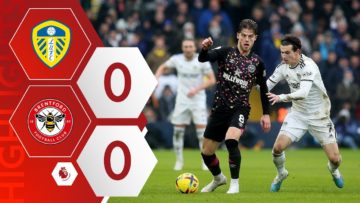 Leeds 0-0 Brentford | Another point for the Bees 🐝 | Premier League Highlights