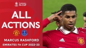 Marcus Rashfords Highlights v Everton | Third Round | Emirates FA Cup 2022-23