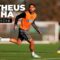 Matheus Cunhas first Wolves training session