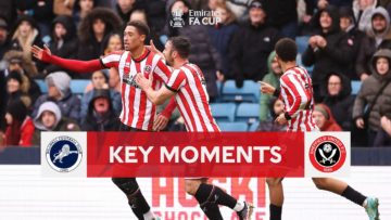 Millwall v Sheffield United | Key Moments | Third Round | Emirates FA Cup 2022-23