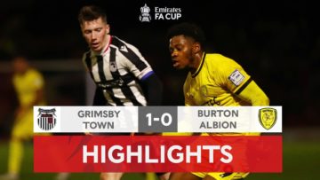 Richardson sends Grimsby Town Through | Grimsby Town 1-0 Burton Albion | Emirates FA Cup 2022-23