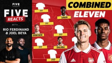 Rio & Joel Arsenal v Man Utd Combined XI | Partey v Casemiro | Dalot v Ben White