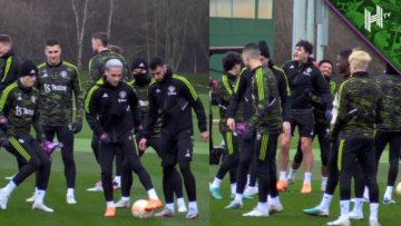 Antonys SPIN, Maguires NUTMEG and MORE as Man United train ahead of Barcelona!