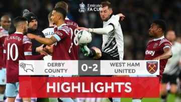 Bowen and Antonio Set Up Old Trafford Fifth Round Tie | Derby 0-2 West Ham | Emirates FA Cup 2022-23