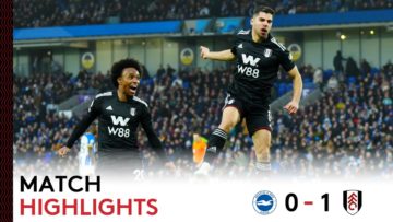 Brighton 0-1 Fulham | Premier League Highlights | Solomon Seals Win Over Seagulls! 😁