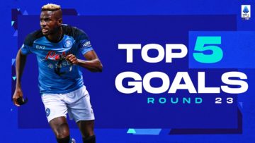Osimhen’s unreal goal | Top 5 Goals by crypto.com | Round 23 | Serie A 2022/23