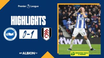 PL Highlights Albion 0 Fulham 1