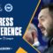 Roberto De Zerbis Crystal Palace Press Conference: Team News and Derby Day Emotions