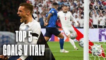 Shaws Volley & Defoes Curler! 🔥 Top 5 Goals v Italy | Top 5 | England