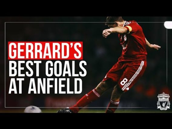 Steven Gerrards BEST GOALS at Anfield | Long-range rockets, solo runs, free-kicks