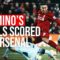 ALL of Roberto Firminos goals vs Arsenal | No-looks, Defence dazzlers, big headers