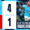 EXTENDED HIGHLIGHTS | Man City 4-1 Arsenal | City close in on top spot!