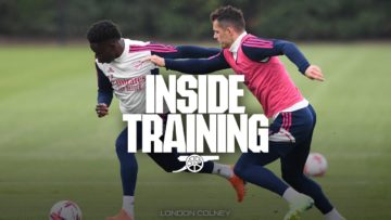INSIDE TRAINING | Drills, rondos and some Invincible guests | Getting set for Southampton