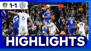 Vardy Strike Earns Point | Leeds United 1 Leicester City 1 | Premier League Highlights