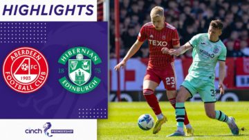 Aberdeen 0-0 Hibernian | Kelle Rooss Penalty Save Keeps The Game All Square | cinch Premiership